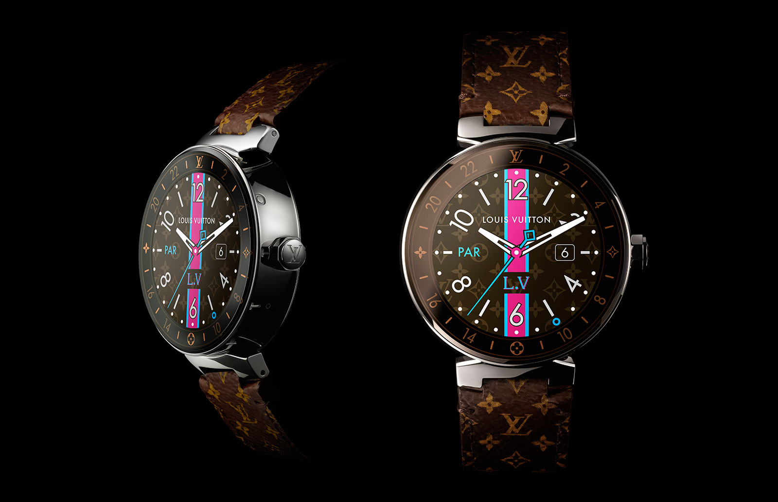 Tambour Horizon Light Up Connected Watch  Connected Watches  LOUIS VUITTON