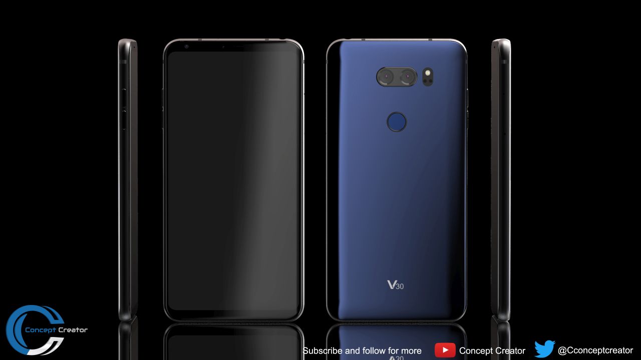 thiết kế lg v30 cncept creator