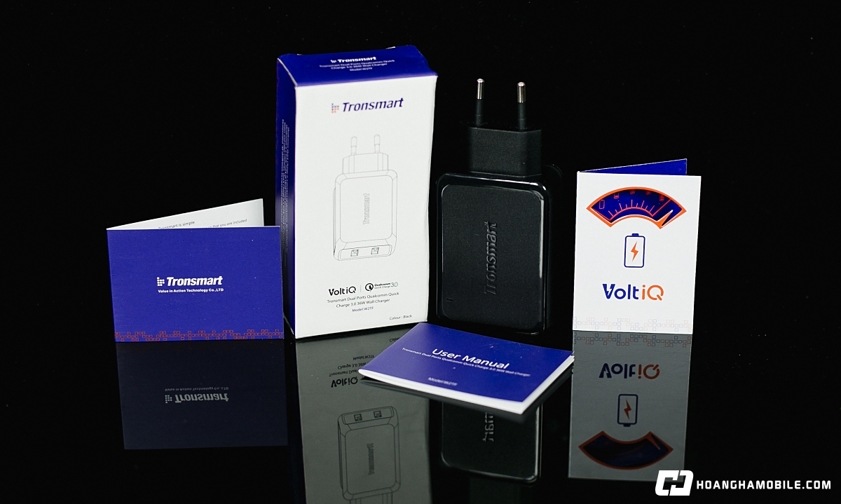 sạc tronsmart thông minh nhiều cổng usb hỗ trợ quickcharge 3.0