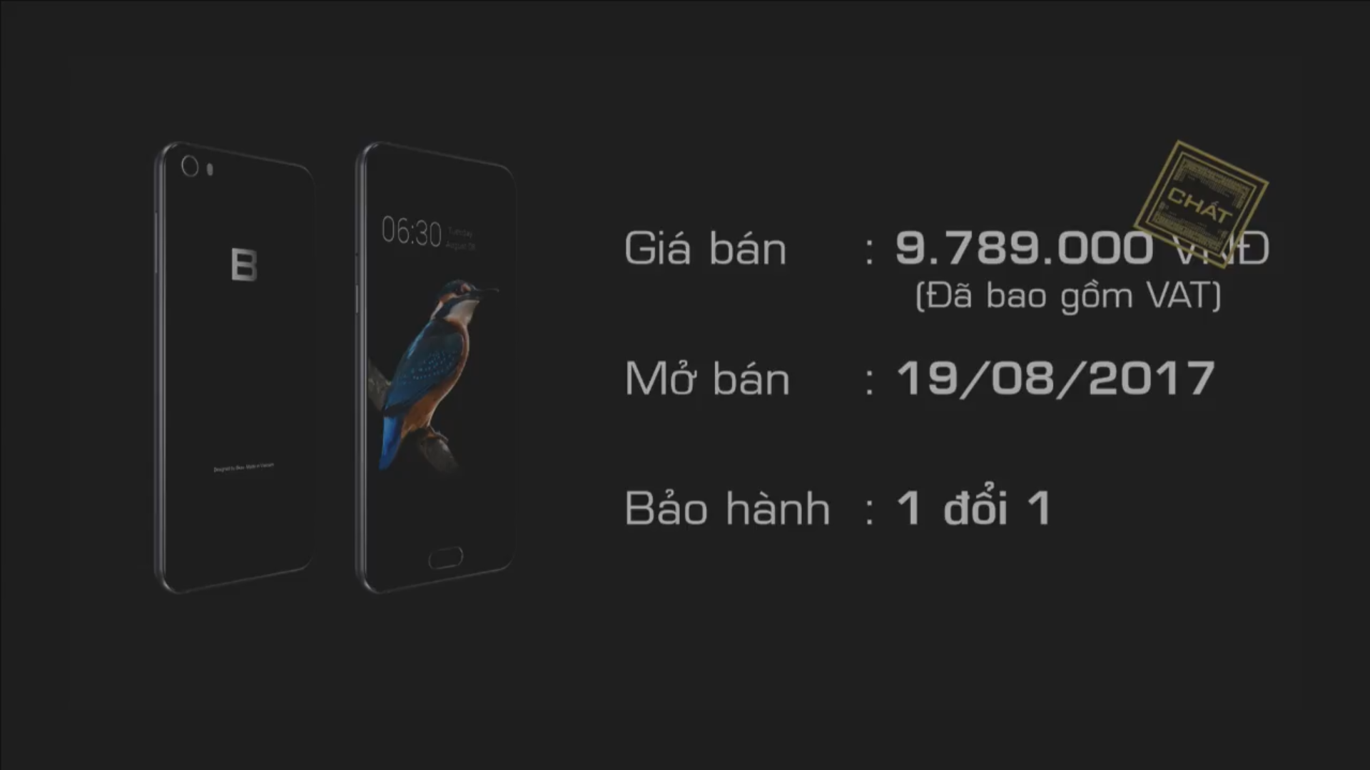 bphone 2017 ra mất snapdragon 625, chống nước, chống bụi,