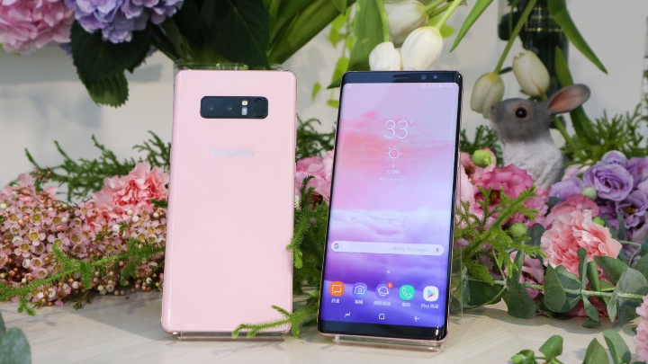 galaxy note 8 màu hồng star pink ra mắt tại đài loan