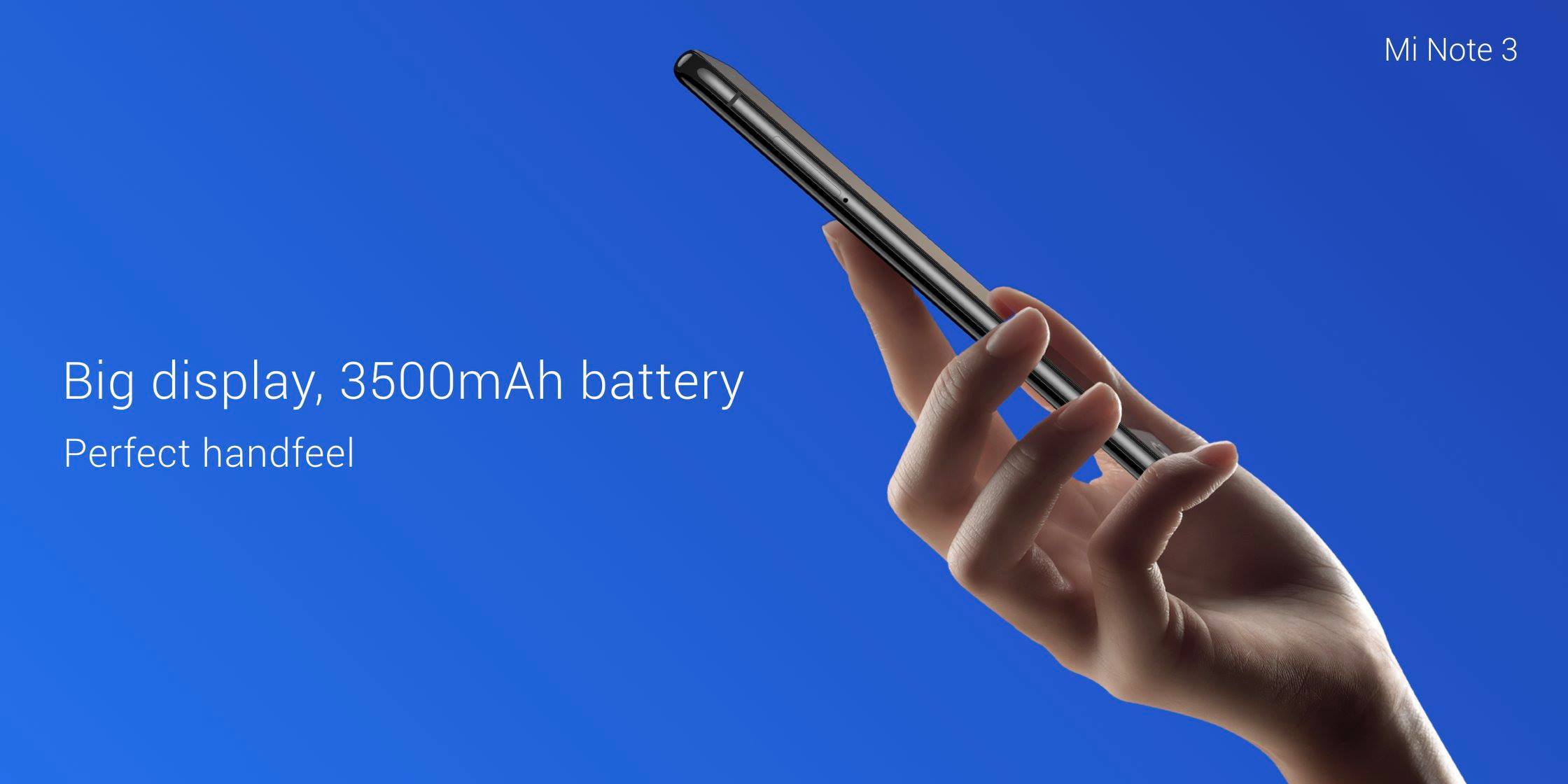 xiaomi mi note 3 ra mắt