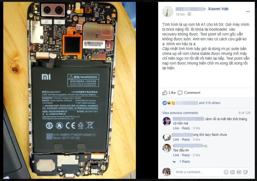 cài rom mi A1 cho mi 5X