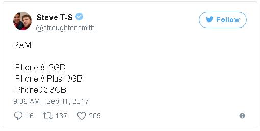 cấu hình iPhone x