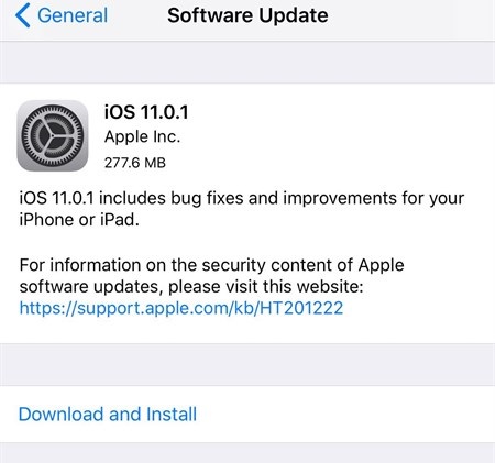 tải về ios 11.0.1