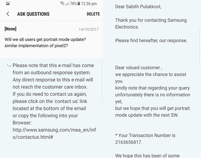galaxy s8 chụp xóa phông