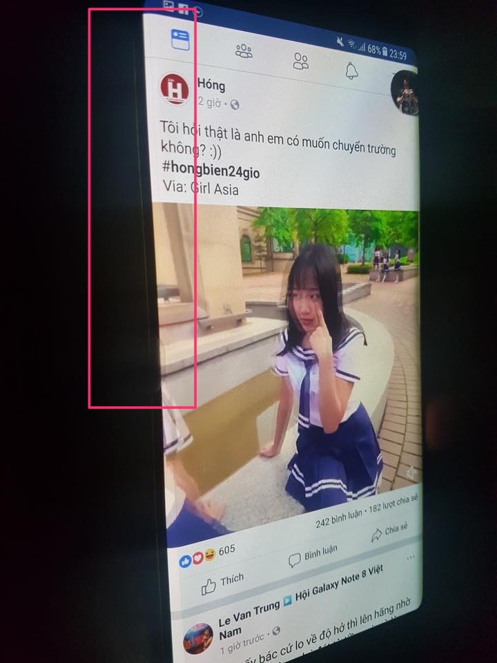 galaxy note 8 hở sáng 2