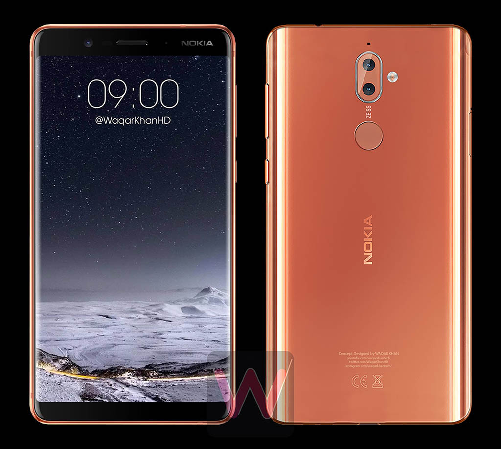 lộ ảnh nokia 9 màn hình vô cực camera kép 3