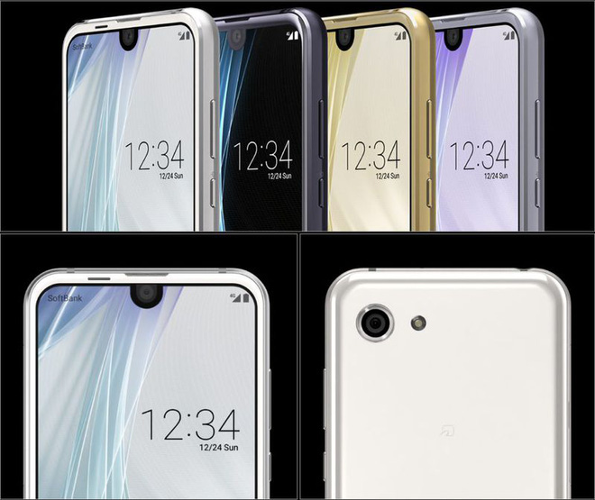 sharp aquos r compact ra mắt kết hợp iPhone x và essential phone 1