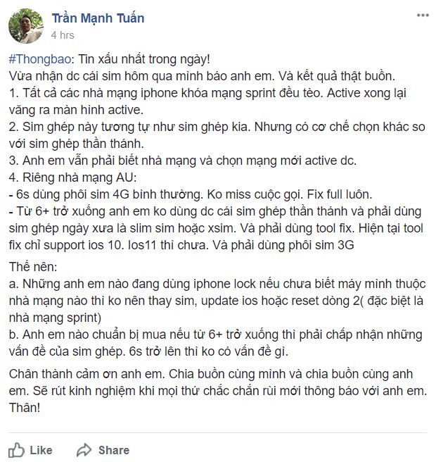 sim ghép 4g mới cho iphone lock mỹ 1