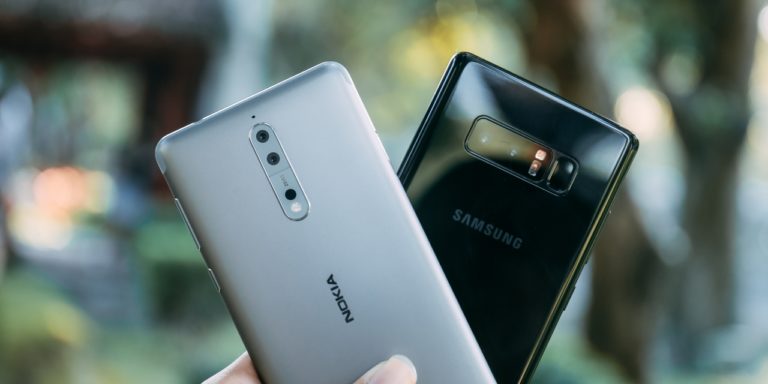 so sánh camera nokia 8 và galaxy note 8