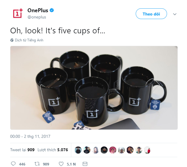 Ra mắt OnePlus 5T