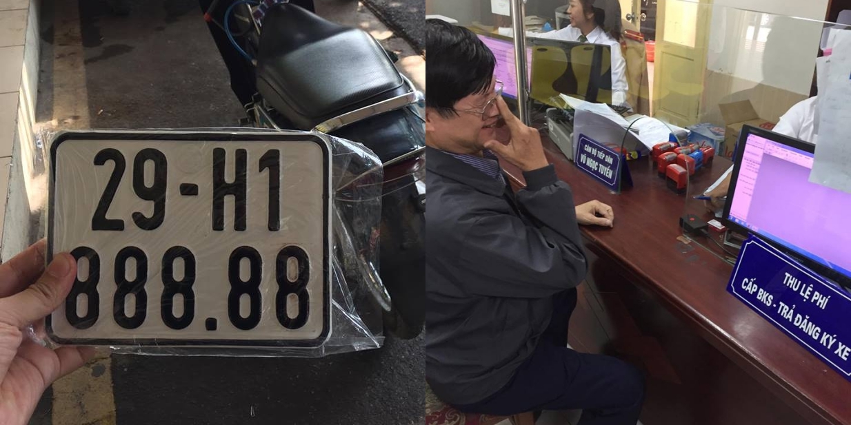 quay trúng biển số 5 con 8 1