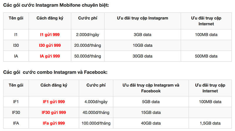 sử dụng Instagram miễn phí