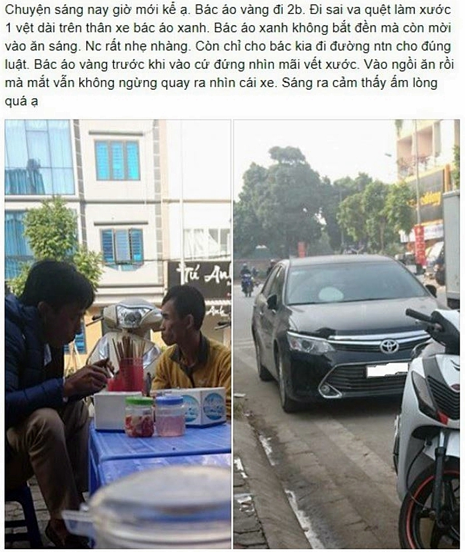 xe máy đâm ô tô 1