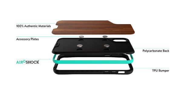 ốp lưng iPhone X siêu bền mous case 3