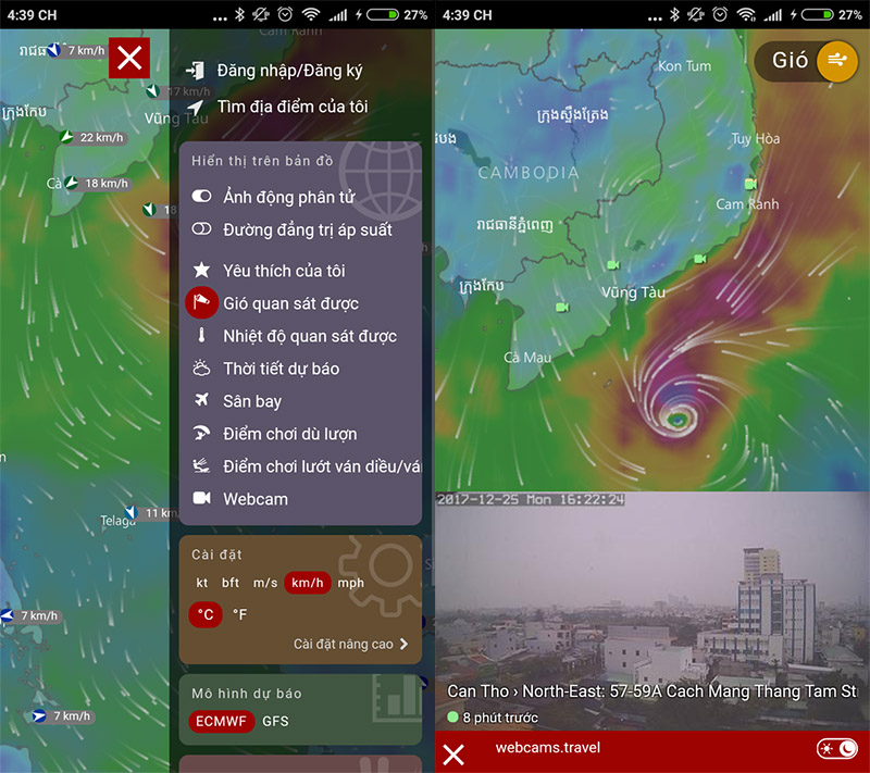 Cách theo dõi bão số 16