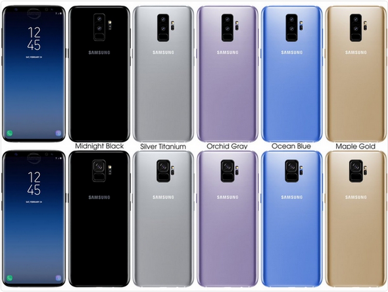 hình ảnh thiết kế Galaxy S9
