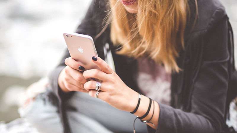 using-iPhone-mobile