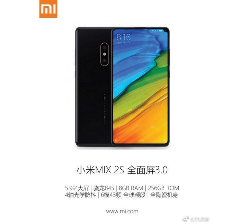 Hình ảnh Xiaomi Mi MIX 2S