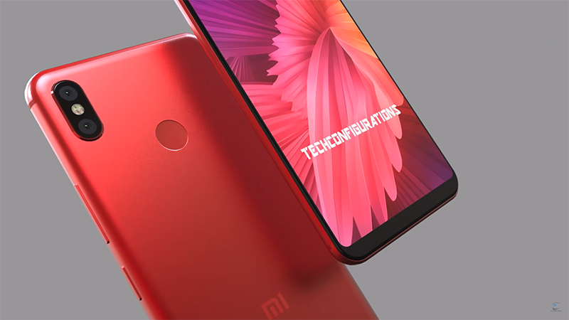 Thiết kế Xiaomi Mi A2