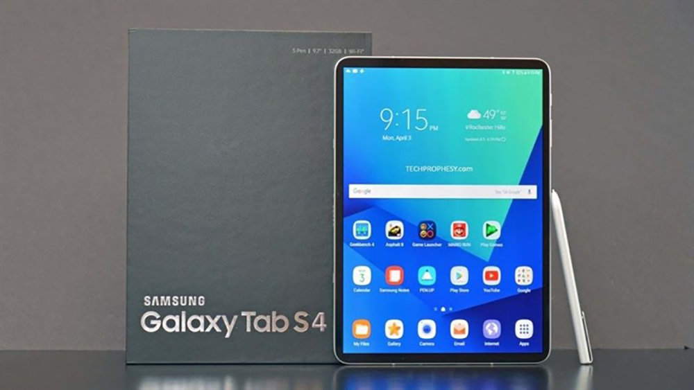Galaxy Tab S4 rò rỉ cấu hình với Snapdragon 835, màn hình tỷ lệ 16:10, hỗ trợ bút S-Pen