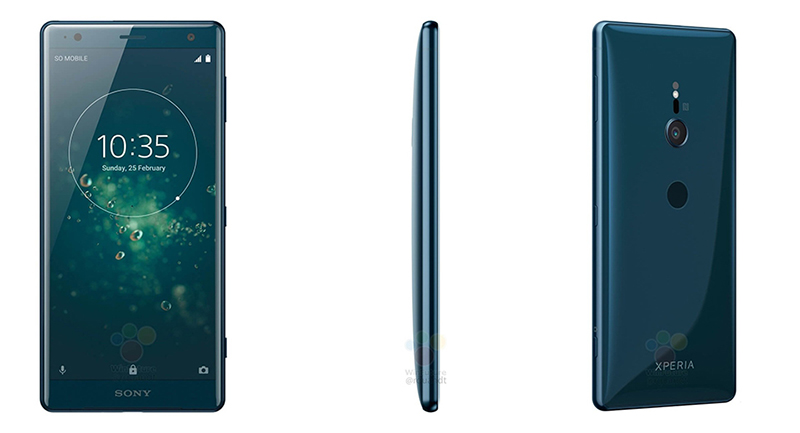 Sony Xperia XZ2 lộ diện rõ nét với 4 màu sắc cùng sạc không dây