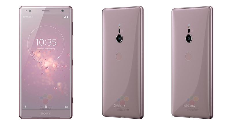 Sony Xperia XZ2 lộ diện rõ nét với 4 màu sắc cùng sạc không dây