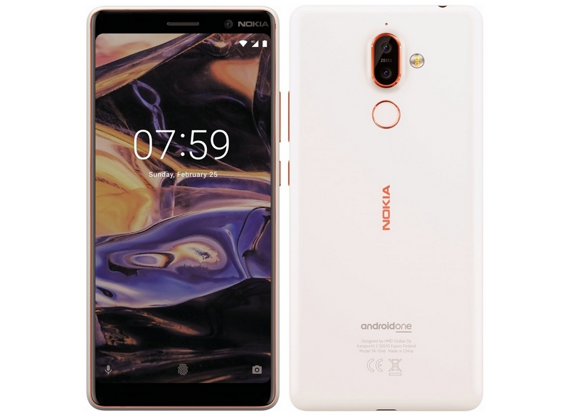Thiết kế Nokia 7 Plus