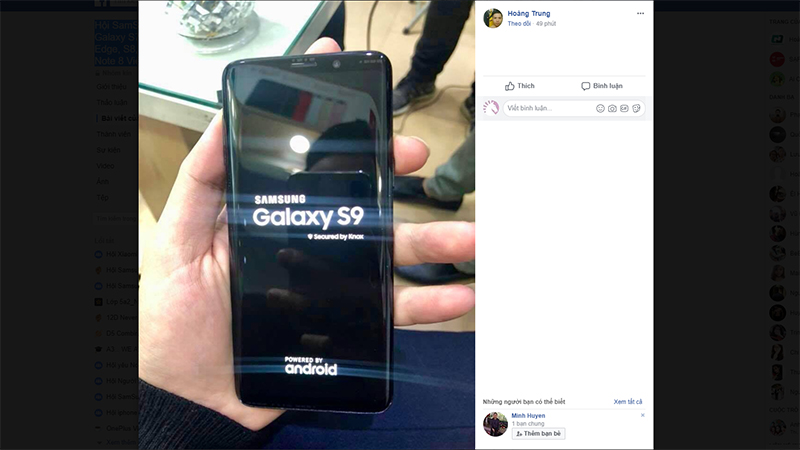 Galaxy S9 bất ngờ xuất hiện trên tay người dùng xác nhận máy chỉ có camera đơn