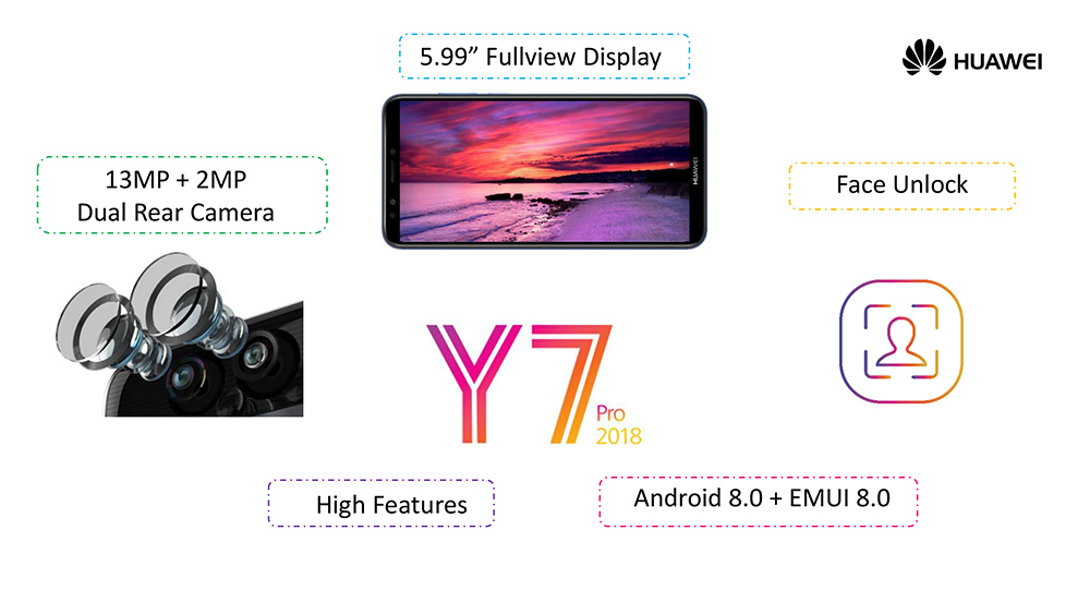 Cùng xem những tính năng nổi bật của Huawei Y7 Pro chuẩn bị cập bến Hoàng Hà Mobile