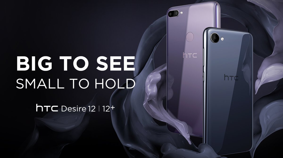 HTC Desire 12 và Desire 12 Plus ra mắt: Màn hình tỷ lệ 18:9, giá từ 5.2 triệu đồng