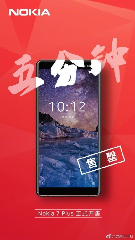 Nokia 7 Plus cháy hàng