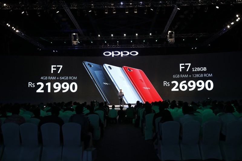 ra mắt OPPO F7