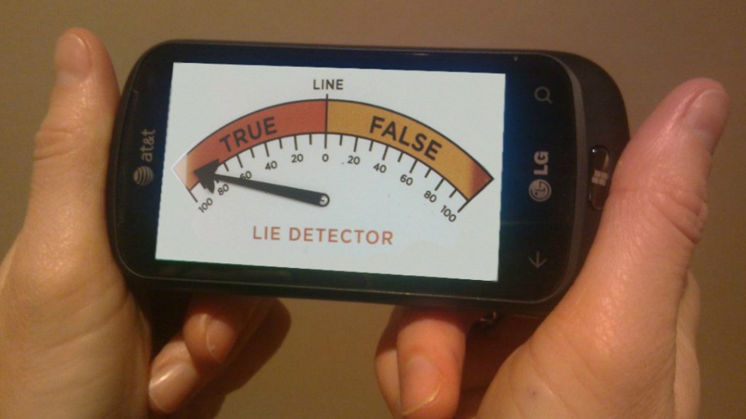Đây là ứng dụng biến smartphone thành máy phát hiện nói dối