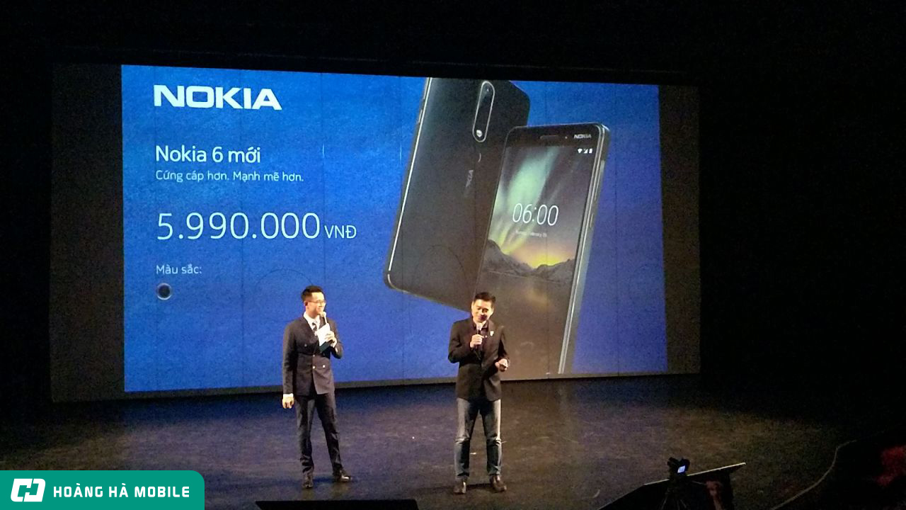 Nokia 6 (2018) chính thức ra mắt tại thị trường Việt Nam với giá 5.99 triệu đồng