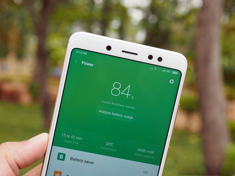 hiệu năng Redmi Note 5