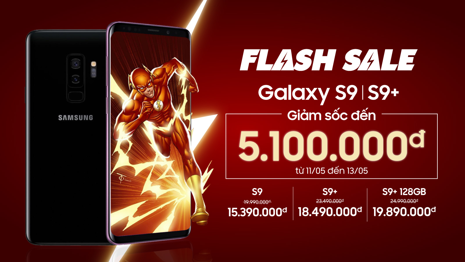 Galaxy S9/S9+ giá giảm siêu bốc tới 5.1 triệu đồng, quất ngay kẻo muộn