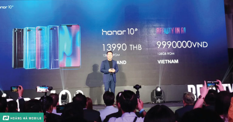Honor 10 ra mắt Đông Nam Á: Chip Kirin 970, camera AI kép, giá 9.990.000đ