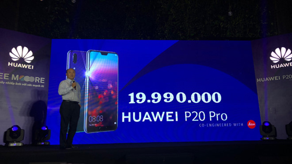 Huawei P20 Pro 3 camera chính thức ra mắt tại Việt Nam, giá từ 19.99 triệu đồng