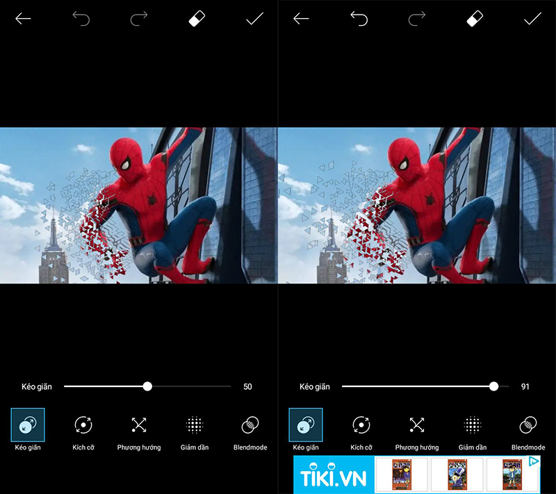 Ảnh hiệu ứng tan biến
