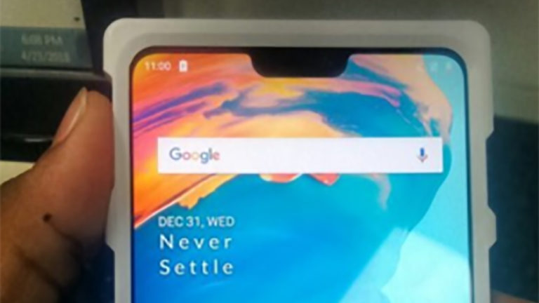 OnePlus 6 bất ngờ lộ diện thực tế với màn hình không viền