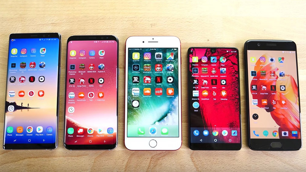 Top smartphone bán chạy nhất quí 1 năm 2018