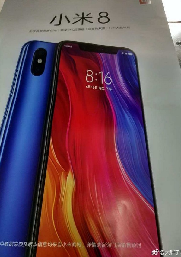 thông tin Xiaomi Mi 8