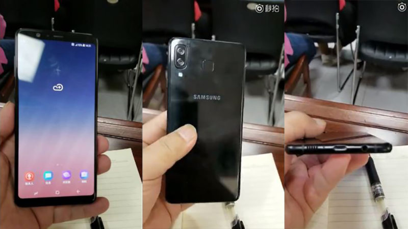 Galaxy A9 Star xuất hiện rõ nét với camera thiết kế như iPhone X