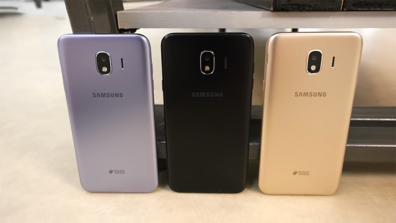 Galaxy J4 xuất hiện rõ trong video cùng 3 màu tuyệt đẹp