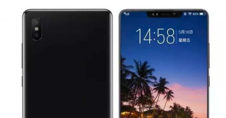 Xiaomi Mi 8 lộ rõ thiết kế với màn hình tai thỏ không viền, camera kép