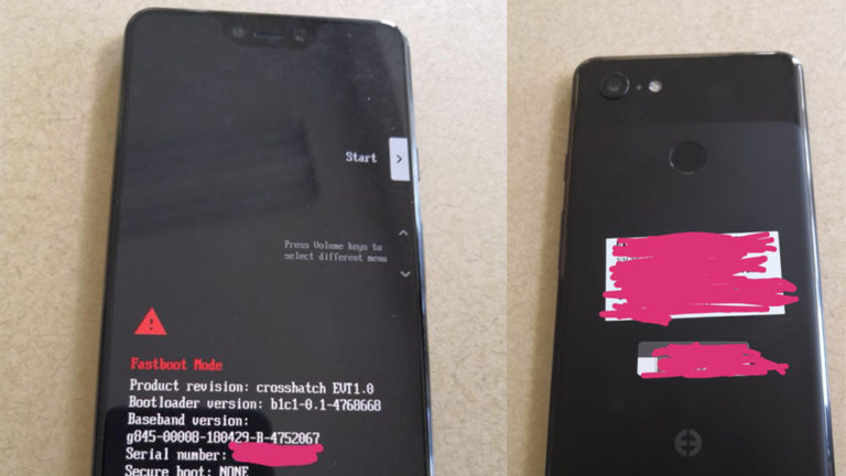 Google Pixel 3 XL xuất hiện ảnh thực tế đầu tiên với tai thỏ và camera đơn