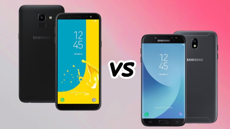 So sánh Galaxy J6 và Galaxy J7 Pro: Cùng tầm giá 5 triệu nên mua máy nào?