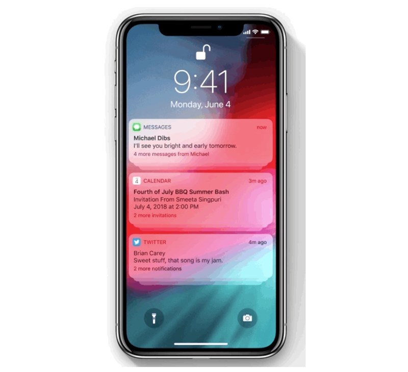 tính năng mới trên iOS 12 